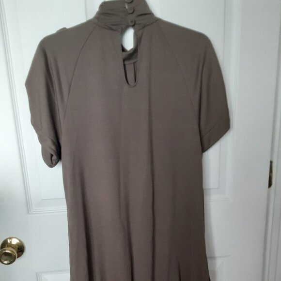 Zara Size Medium Turtle Neck Olive Green Dress. - Picture 5 of 6